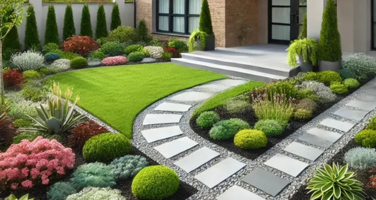 Simple Small Front Yard Landscaping Ideas for Oswego, IL